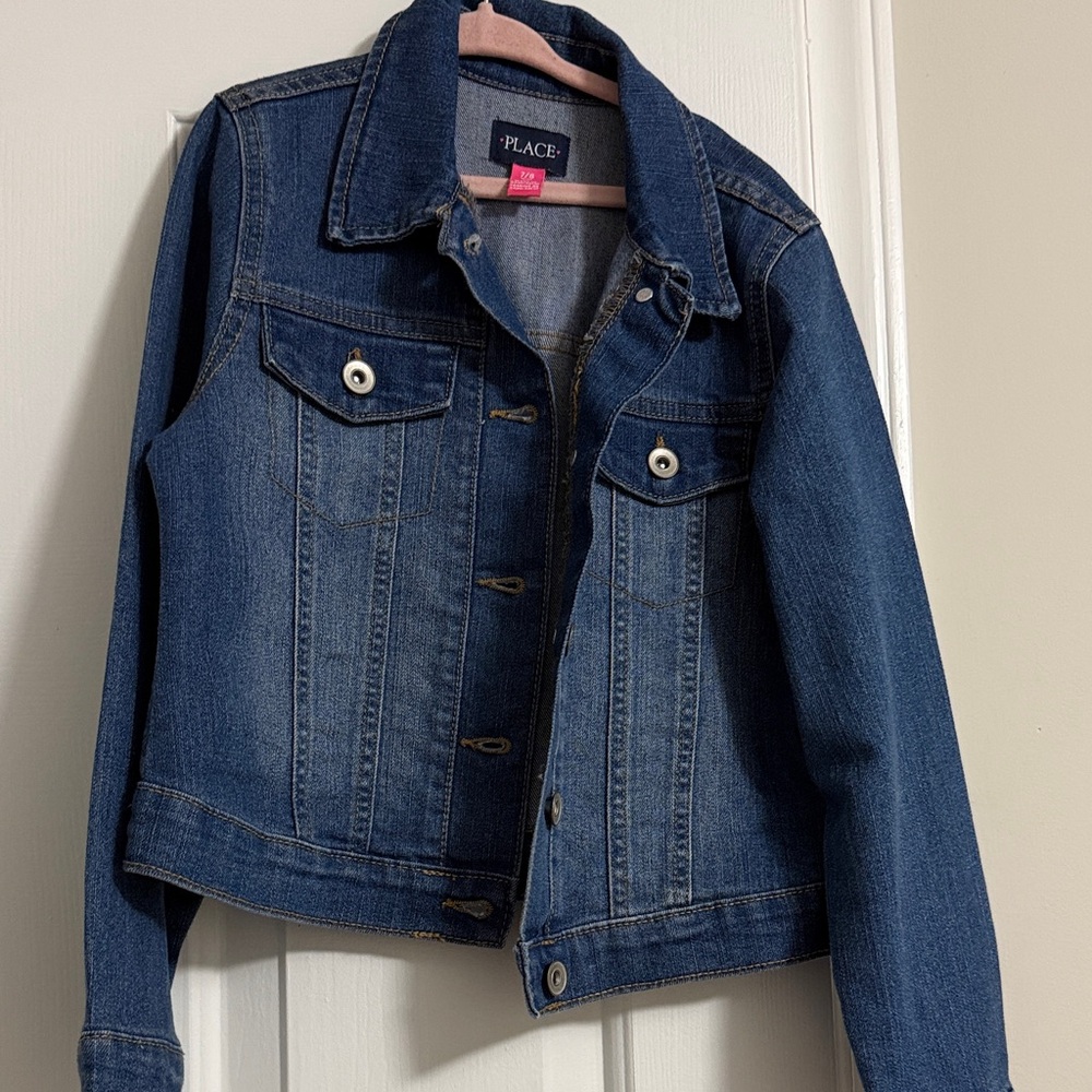 Like New! The Children's Place Blue Jean Jacket